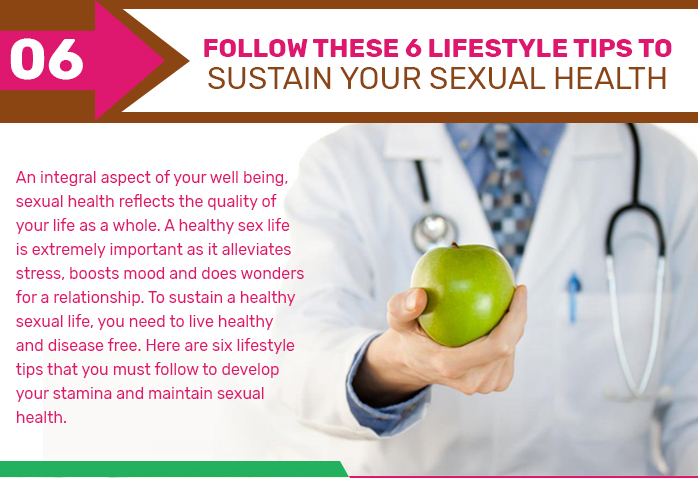 Infographic Vital Lifestyle Tips To Improve Your Sexual Health